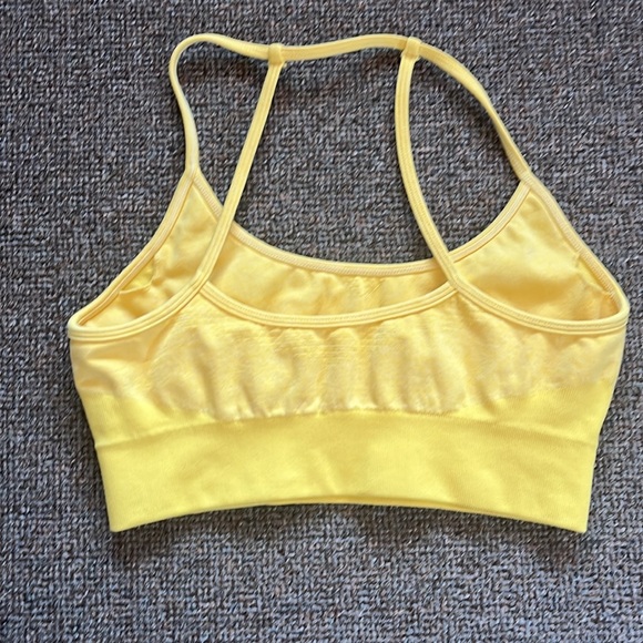 Vitae Yellow Sports Bra - Picture 2 of 6